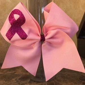Breast cancer awareness Cheer bow